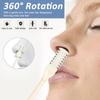 HANNEA Nose Hair Trimmer For Men Women, 3pcs 360 Degree Rotating 2 In 1 Double Head Nose Hair Remover And Ear Cleaner Portable Nose Cleaner Nose Hair Trimmer For Women Men ABS Nasal Hair Cutter view 4