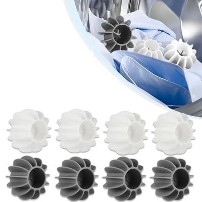 ROKTRY 8 Pcs Silicone Anti-Winding Pet Hair Remover Balls Washer for Laundry Reusable Lint Remover Cleaning Balls Washing Machine Silicone Dryer Ball Washing Ball Anti Winding Clothing