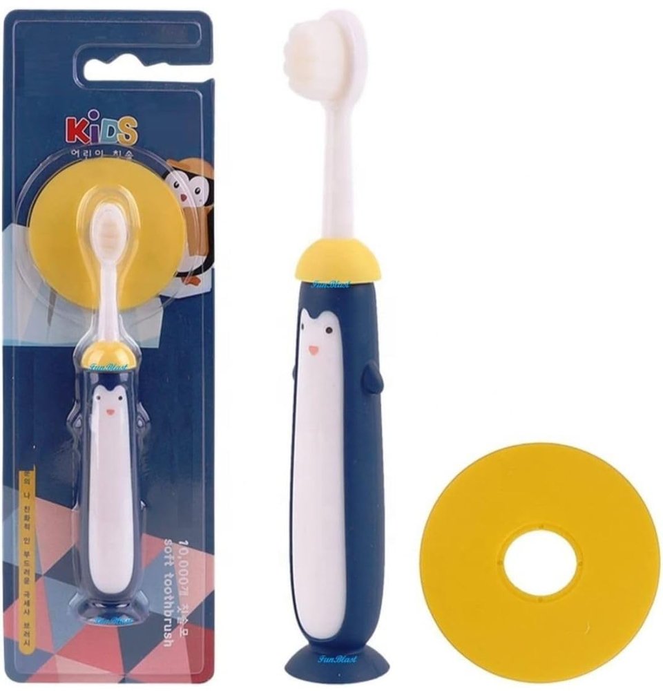 Radhya Accessories Toothbrush -Cute Microfiber Soft Tooth Brush, Extra Soft Bristles Toothbrush for 2-6 Years old Children, Manual Toothbrush for Kids, Boys and Girls (1 pc)