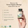 Novus Organics Premium Moringa 60 Tablets (Oleifera)-750mg | USDA & ACO Certified Organic Moringa Drumstick leaf Tablets | Honest Single Farm Sourced for Maximum Potency | Full Organic Strength view 4