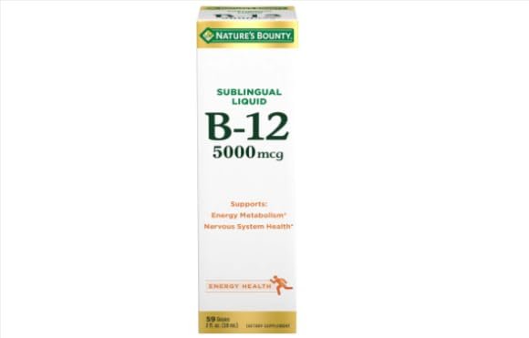 Akhurath Vitamin B 12 Sublingual Liquid 2oz (5000mcg)