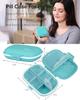 black sparrow Pill Medicine Organizer Storage Box with 8 Compartments - Moisture Proof, Ideal for Travel, Pocket, Purse, Daily Pill Case, Portable Medicine Vitamin Holder - (Multi-Colour) view 3