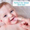 Adore Infant Silicone Finger Toothbrush with Case for Kids - Finger Brush with CoverTongue Brush Oral Cavity Cleaning Tool, Baby Finger Toothbrush, Finger Toothbrush (Blue) view 3