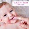 Adore Infant Silicone Finger Toothbrush with Case for Kids - Finger Brush with CoverTongue Brush Oral Cavity Cleaning Tool, Baby Finger Toothbrush, Finger Toothbrush (Pink) view 4