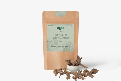 OGOC Karuthakottam - Dried Costus Root (Indian Costus) | Koshtam, Kuth,Ancient Herbal Tradition-50g