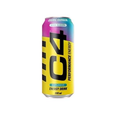 C4 Cosmic Rainbow Zero Sugar Energy Drink 500ml (Imported United Kingdom)