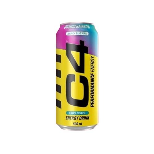 C4 Cosmic Rainbow Zero Sugar Energy Drink 500ml (Imported United Kingdom)