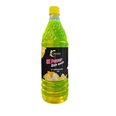 Crozier Dishwash Gel  1 ltr .Best Dishwashing Liquid for Sparkling Clean Utensils | Lemon Fresh | Tough on Grease, Gentle on Hands.