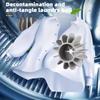 RECLUSE 8 Pcs Laundry Ball Silicone Clothes Hair Cleaning Tool Pet Hair Remover Laundry Lint-and-Pet-Hair-Remover-Balls-for-Washing-Machine Reusable Cat Washing Hair Ball Catcher Laundry Machine view 4