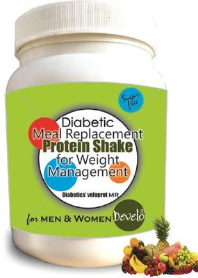 Develo Diabetic Protein Powder for Weight & flab loss (Pack of 1) - 1kg Mixed Fruit