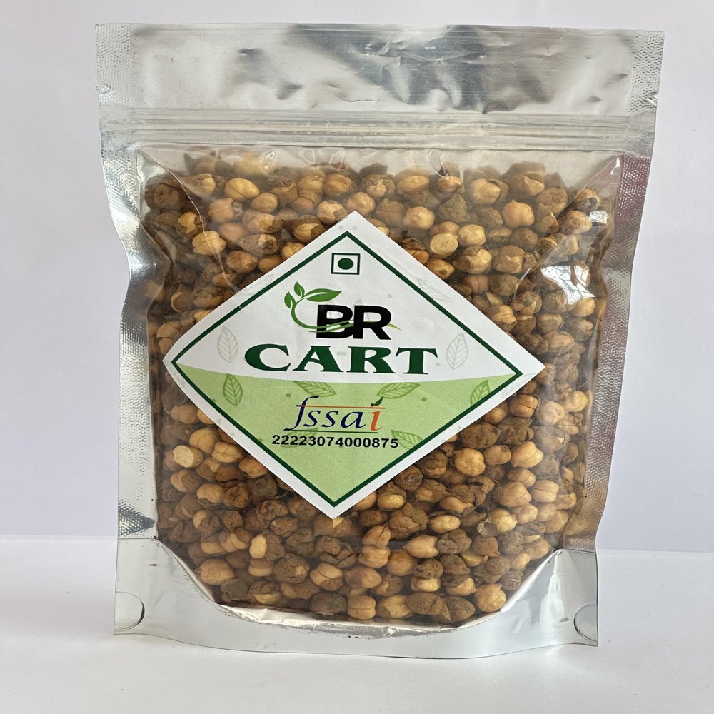 BR CART Whole Salted Roasted Bhuna Chana Pouch(Desi Chickpeas) | Roasted Chickpeas | Desi Chana | Sika chana (100 gm)