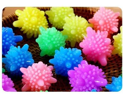 GoldPaddy Washer Machine Balls, Reusable Tangle-Free Eco-Friendly Laundry Scrubbing Balls, Solid Colorful Laundry Washing Balls (Pack of 10)