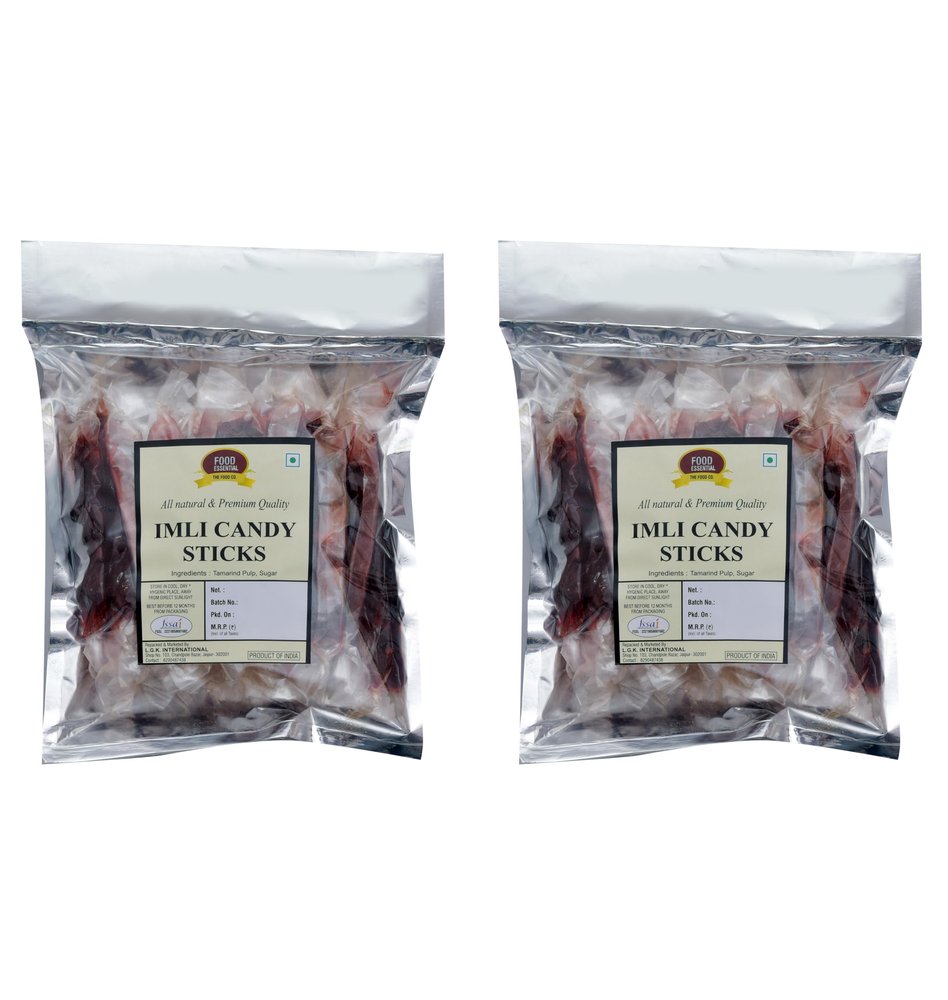 Food Essential Imli Candy Sticks 800 gm. [Yummy & Tangy] Pack of 2 (400 gm. each)