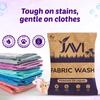 Javi Organic Powder to Fabric Wash | 6 Sachet = 3 Ltr | Lavender Fragrance | Natural, Plant Based, Eco-Friendly, Non-Toxic | Removes Stains & Odour, Protects Colour | Laundry Detergent view 3