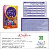 eCraftIndia Golden Lord Ganesha Om Designer Rakhi for Brother with Chocolate, Cadbury Celebrations Gift Pack of 5 Assorted Chocolates, Rakhi with Chocolate Gift - Roli Chawal Pack view 2