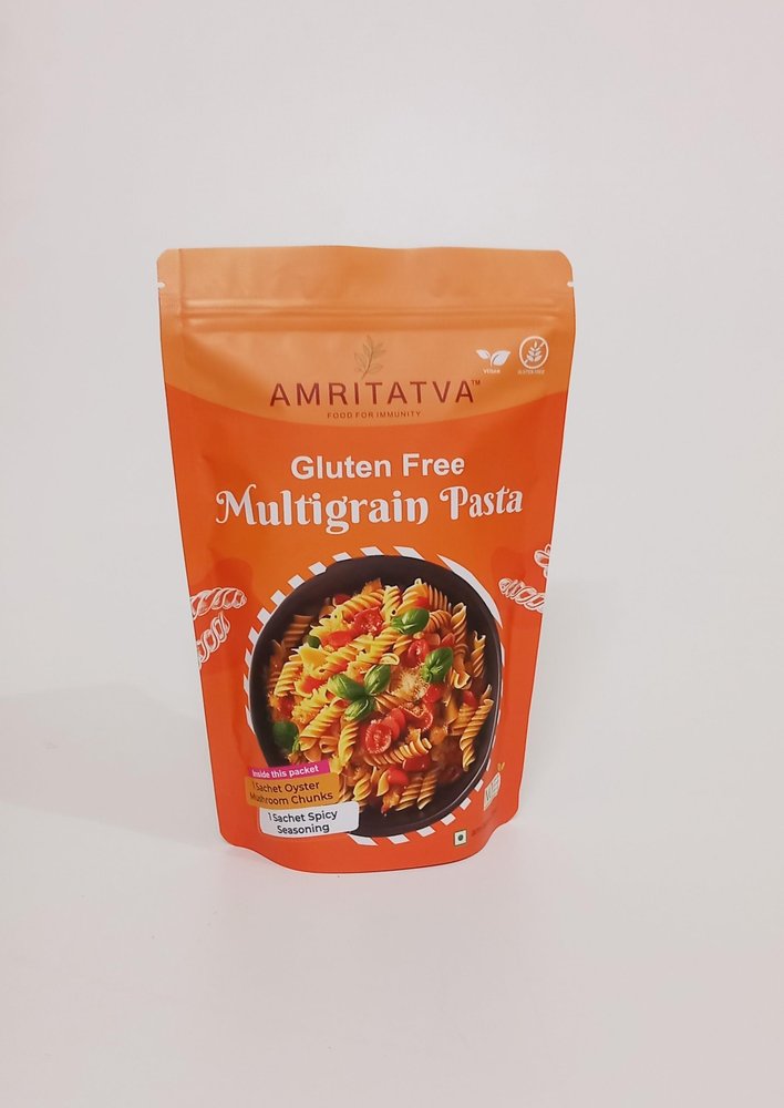 Amritatva Gluten-Free Multigrain Pasta with Spicy Seasoning and Oyster Mushroom Chunks 200gm