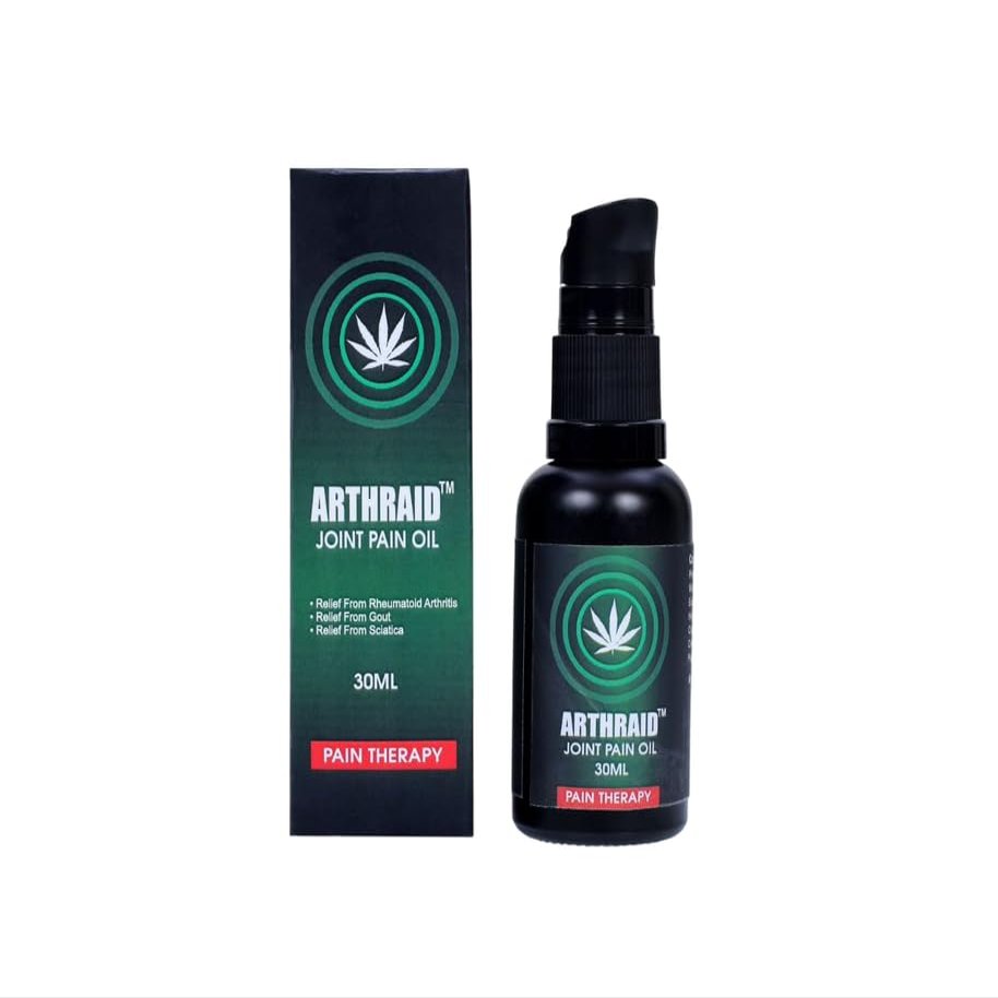 ARTHRAID Joint Pain Oil - Fast-acting Relief, Soothes Aches, Promotes Mobility, Perfect For Daily Use, Comfort Massage-Pack of 4