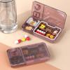 Cheshu Enterprise 3-in-1 Sealed Pill Case Splitters Pill Cutter Box Home Travel Medicine Grinder (Pack Of 1) view 1