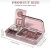 Cheshu Enterprise 3-in-1 Sealed Pill Case Splitters Pill Cutter Box Home Travel Medicine Grinder (Pack Of 1) view 4