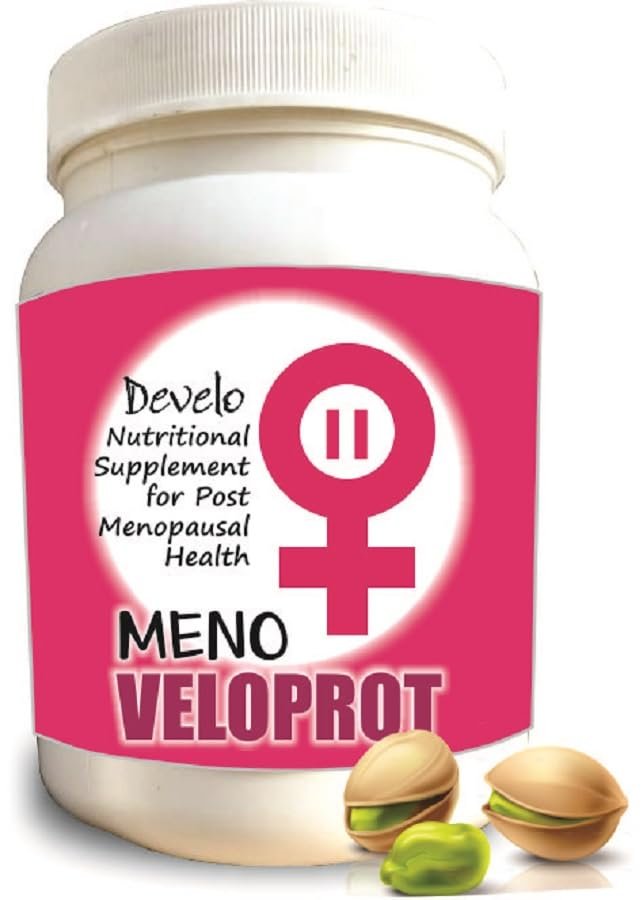 Develo Menopause Supplement for Women, Manage Hot Flashes, Night Sweats, Stress, Hormonal Imbalance - 1kg Elaichi Pista
