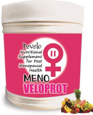 Develo Menopause Supplement for Women, Manage Hot Flashes, Night Sweats, Stress, Hormonal Imbalance - 500g Mixed Fruit