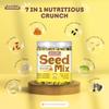 Nutriefoods Crunchy 7 in 1 Seed Mix, Roasted in Organic Turmeric, 100% Roasted, Non Fried, No Oil/Ghee, A Nutritious Munch (300gm) view 3