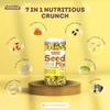 "NUTRIEFOODS" Enriching Your Taste Crunchy Seed Mix, Power of Seeds, 100% Roasted, Non Fried, No Oil/Ghee, A Nutritious Munch (7 in 1 Seed Mix Roasted in Organic Turmeric, 180gm) view 3