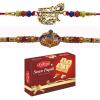 Yuvraj 2 rakhi for 2 brother or sweets soan papdi 200 gm pack view 1