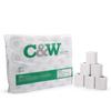 C&W Clean & White 2 Ply Eco-friendly Toilet Tissue Paper Roll - Pack of 20 Tissue Sheets (Size 10x11 cms, 150 gms), 150 Pulls | Improved comfort, Softness & High Absorbency view 2