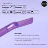 MESKIN Vibrant Facial Hair Removing Razor Professional Hair Remover Best For Eyebrow Upperlips Trimming & Shaving Nick Free Blade for Smooth Shave (Pack of 3) view 4