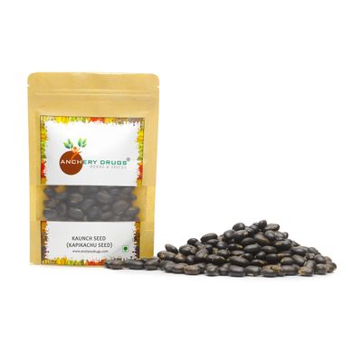 ANCHERY DRUGS Naikurana Seed, Naykora Kuru, Mucuna Pruriens, Kapikachhu Seed, Velvet bean (BIG SEED) (250 gms)