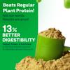 OZiva Bioactive Plant Protein (Strawberry) | 25g Protein,5.5 BCAA| Pea Isolate| Plant based Protein Powder for Women & Men | Essential Amino Acids| Vegan supplement,Sugar free, 500g Pack of 2 view 2