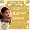 GD Energy Organic Harad, Haritaki, Inknut Powder Natural Digestive Health Booster | 100% Natural | Internal Cleanser and Detoxifier | Digestive Health - Jar Pack (200gm) view 2