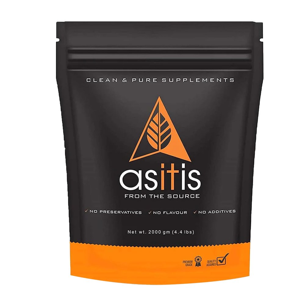 AS-IT-IS Nutrition 100% Soy Protein Isolate, 27g Protein & All 9 EAAs per Serving, Pure Vegan Plant protein, Zero Cholesterol, Designed as Meal Supplement - Unflavoured, 2000g(66 servings)