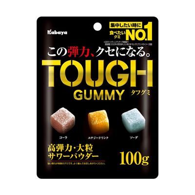 Kabaya Tough Gummy 100g | Pack of 3 | Made in Japan | Japanese Gummy
