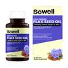 Sowell Cold Pressed Flax Seed Oil - Heart, Brain & Skin Health - 60 Softgel Dietary Supplement view 2