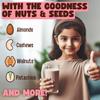 Tummy Friendly Beetroot Milk Mix for kids. Made of organic nuts, seeds, healthy milk mix for toddlers, 1 year, 2 year old baby and elder kids. kids milk powder mix-200g Pack, 2 Packs view 4