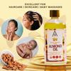AuraTree Cold Pressed Almond Oil (Badam Tel) Made with California Almonds Baby Massage Oil, Face & Hair Growth Oil| Rich in Vitamiv E & Omega-3 | Body Massage Oil for Glowing Skin 100ML view 3