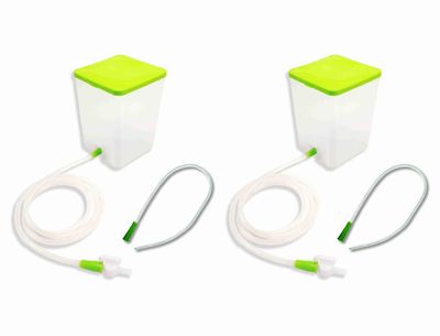 SWASTHYA SARVADA PVC Enema Kit 1500ML for Home use with Instruction (PACK OF 2)
