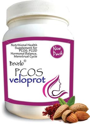 Develo PCOS, PCOD & Fertility Supplement for Women/Females with Myo, D Chiro Inositol - 1kg Kesar Badam