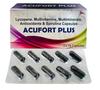 Acufort Plus Lycopene, Multivitamin, Multimineral, Spirulina Capsules, 30 Capsules, Improves Skin, Immunity and Stamina, Accure Pharma, (BUY 60 CAPSULES AND GET 1 VITAMIN C MOISTURIZING LOTION WORTH Rs. 299 FREE) view 1