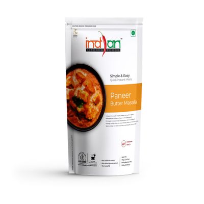 Indian Kitchen Foods Instant Paneer Butter Masala - Freeze Dried, Ready-to-Eat Indian Vegetarian Meal