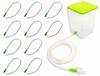 SWASTHYA SARVADA PVC Enema Kit 1500 ML for Home use with Instruction | Enema home kit for Adults Reusable & washable (Enema Set 1 & Individually Tube 9) view 1