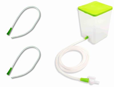 SWASTHYA SARVADA PVC Enema Kit 1500 ML for Home Use With Instruction | Reusable & Washable Enema Set for Adults (1 Set & 1 Individual Tube)