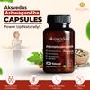 Aksvedas Ashwagandha Capsule for Men & Women (Pack of 3, 180 Tablets) | Performance Booster for Men & Women Plant Based Natural Suppliment Extra Strength Natural Formulation Support Strength & Energy view 2