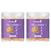 Feedsco Millet Cookies  Ajwain Flavor (200g Jar  2) | Multigrain Cookie with Ragi, Jowar, Bajra | Healthy, Gluten-Free & Low Sugar Cookies | No Maida Biscuits for Kids & Adults view 1