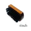 MEN Travel Friendly Small Square Wooden Beard Brush for Used by Sikh Gentleman 4 Inch Pack Of 1 |Tame your Beard like a King! view 3
