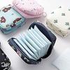 Aasaish Sanitary Napkin Pads Storage Bag Portable for Women Girls | 2Pcs Zipper Menstrual Pad Holder for Purse First Period Kit for Teen Girls Store Sanitary Pads for Women. view 2