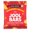 Urban Platter Cranberry Orange Jool Bars, 45g (Medjool Date Based | Energy Bars | Pack of 1 | Plant Based | with Rolled Oats and Almond Flour) view 1