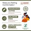 Chesta Formulation Helium Sanitary Pads for Women Ultra-Absorbent Night Pads [Size-XXL-350MM Pads-12PCS] Anti Bacterial + Comfort 100% Organic Cotton Bamboo Sanitary Pads Rash and Odour Free view 3